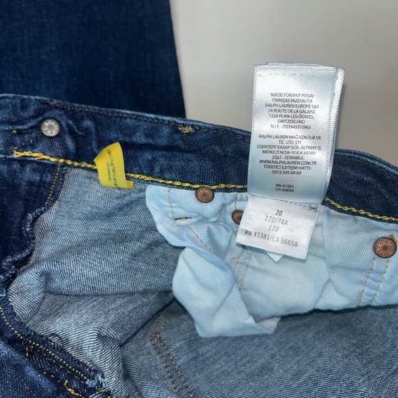 Polo Ralph Lauren Big Boys Hampton Straight No. 20 medium wash‎ jeans size 20 - Picture 4 of 11
